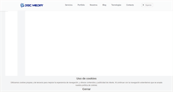 Desktop Screenshot of dgcmedia.es